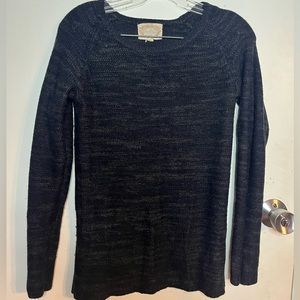 Womens Black Knitted Sweater